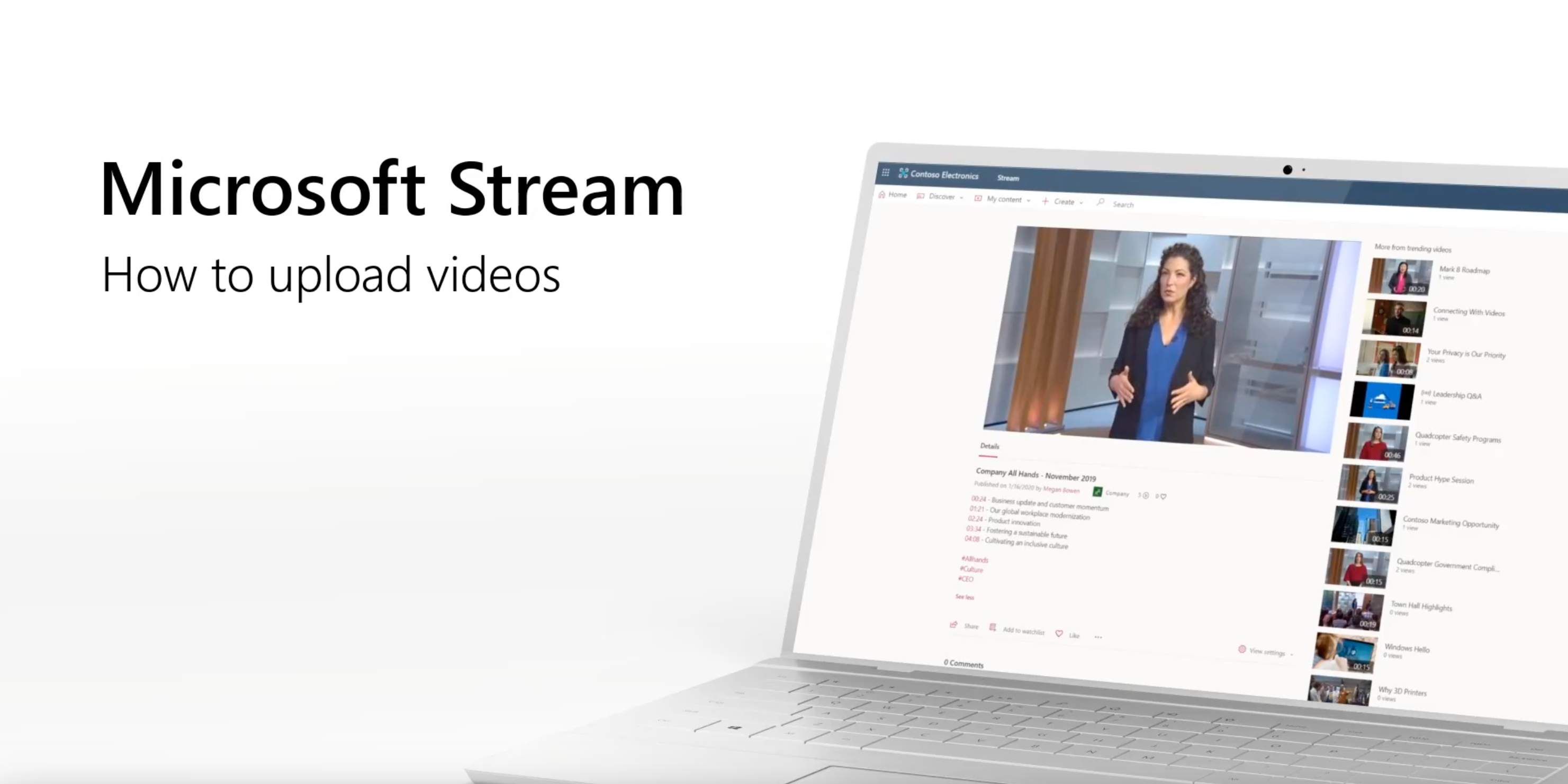 Hướng dẫn thực hiện đăng tải video bằng MS Stream
